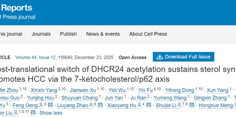 肝细胞癌（HCC）治疗新靶点：DHCR24代谢通路与FDA药物厄贝沙坦的抗癌潜力解析