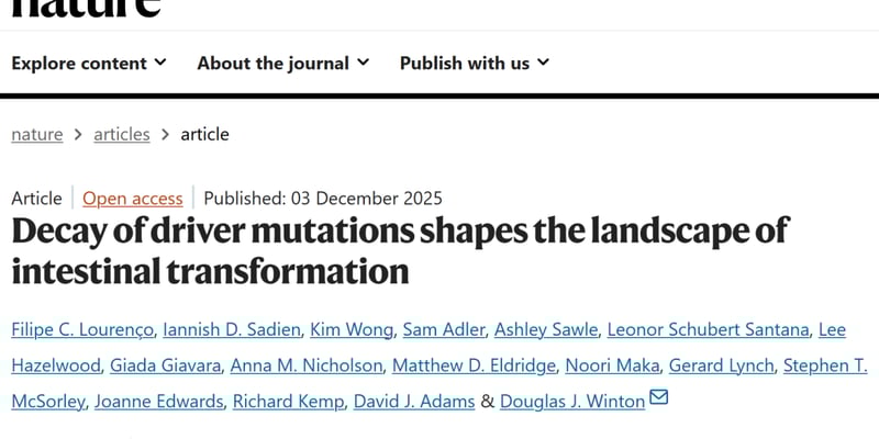 结直肠癌（CRC）的“命运”：APC和KRAS突变顺序如何决定肿瘤发展路径？