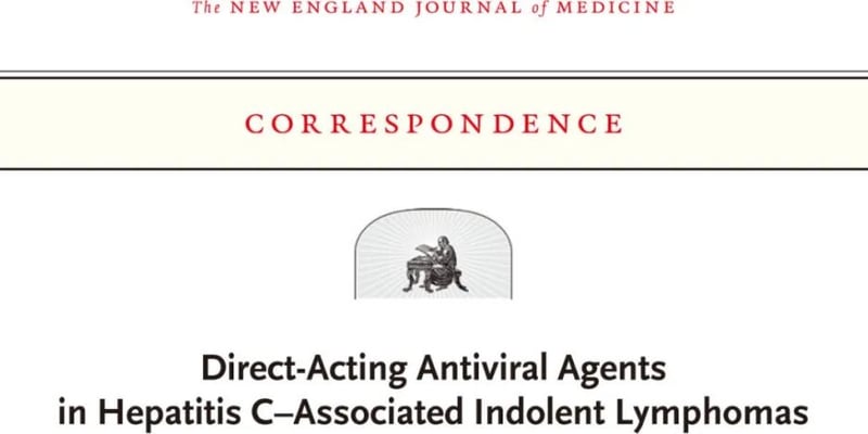 丙肝相关淋巴瘤治疗新篇章：DAA抗病毒药物一线治疗，6年生存率达92%，开启“无化疗”新时代