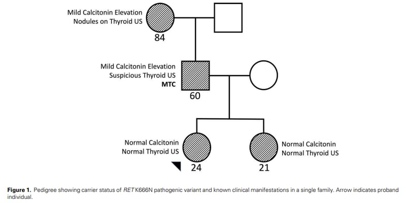 罕见RET K666N变异与家族性甲状腺髓样癌（MTC）：携带者如何筛查与靶向治疗选择？