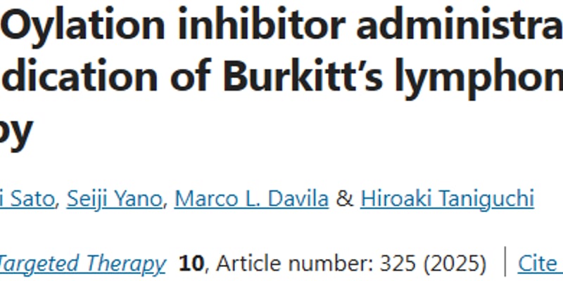 伯基特淋巴瘤治疗新突破：CAR-T联用TAK-981，小鼠模型治愈率高达80%！