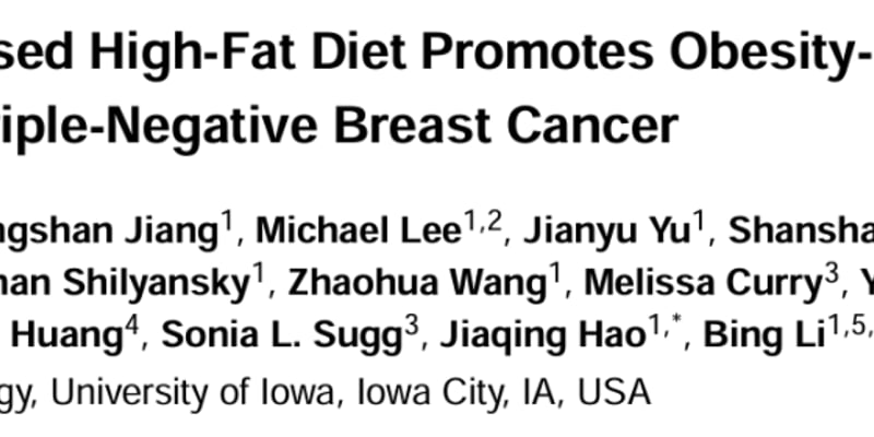 警惕！过量橄榄油或促三阴性乳腺癌(TNBC)转移？最新研究揭示饮食与癌症真相