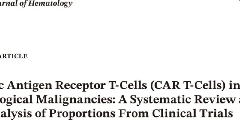 CAR-T疗法治疗血液肿瘤：深度解读最新临床数据，疗效与安全性全掌握！