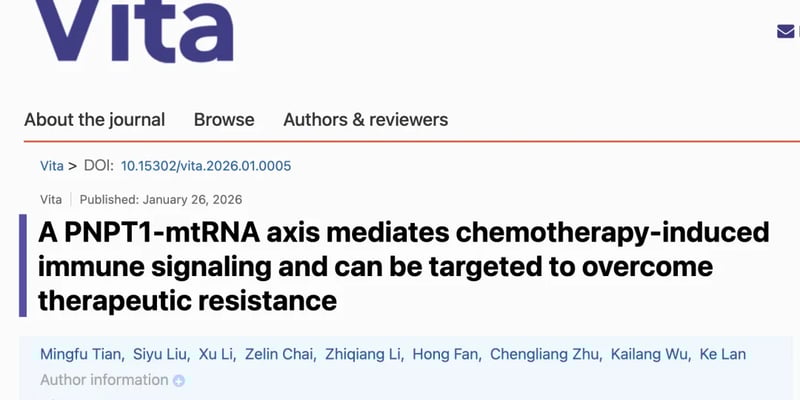 突破癌症耐药新曙光：PNPT1靶点与老药联用，激活免疫抗癌
