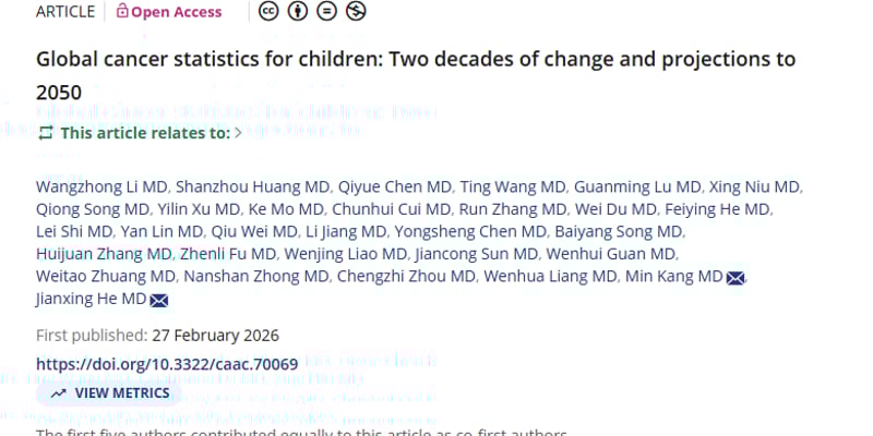 全球儿童癌症数据揭秘：白血病仍是头号威胁，家长如何跨越医疗不平等寻找生机？