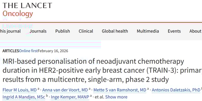 乳腺癌化疗能“减负”吗？《柳叶刀》研究：这种患者少化疗生存率更高