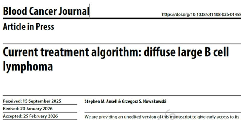 弥漫大B细胞淋巴瘤治愈率再突破：梅奥诊所权威解析最新治疗指南