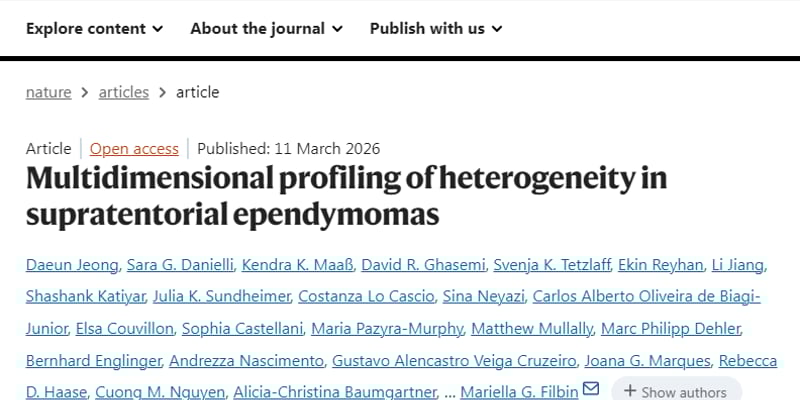 儿童脑瘤 | 室管膜瘤为何难治易复发？揭秘肿瘤内部的“社区”秘密