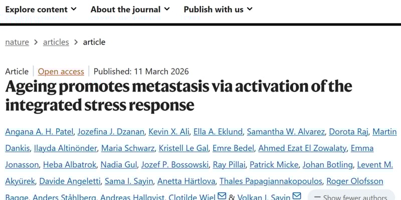 老年人肺腺癌为何更易转移与免疫逃逸？读懂ATF4-ISR与LCN2的新线索
