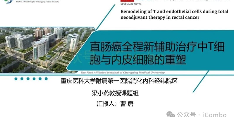 局部进展期直肠癌如何实现保肛？全程新辅助治疗（TNT）重塑免疫微环境的机制全解析