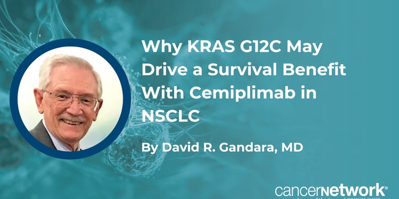 KRAS G12C突变非小细胞肺癌一线怎么选？西米普利单抗免疫单药带来突破性生存获益